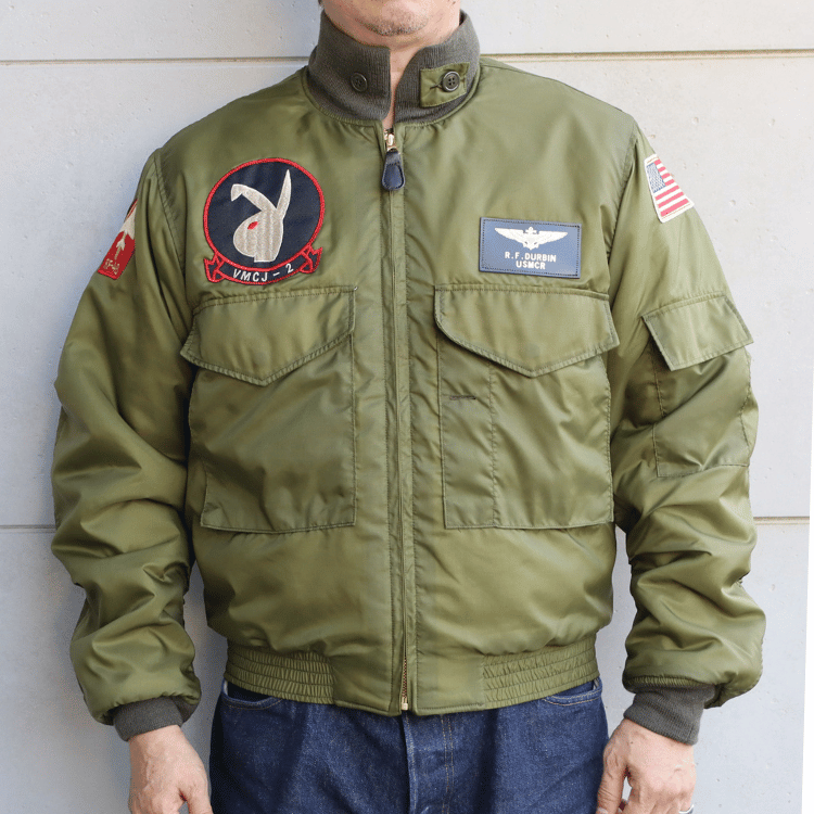 BUZZ RICKSON'S バズリクソンズ BR15948 Type WEP “BUZZ RICKSON MFG. CO., INC.” VMCJ-2 PLAY BOYS ミリタリー フライトジャケット J-WFS WEPジャケット