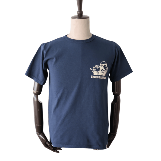 STUDIO D'ARTISAN ステュディオダルチザン 8211A USA cotton print T コットンプリントT 半袖Tシャツ メンズ アメカジ USコットンボディー ダルチ豚 パロディーシリーズ