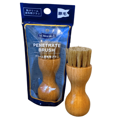 R&D アールアンドデー  7012 M.MOWBRAY エム・モゥブレィ ペネトレィトブラシ ケア用品 シューケア 革靴 皮革製品 クリーム塗布用ブラシ 靴磨き