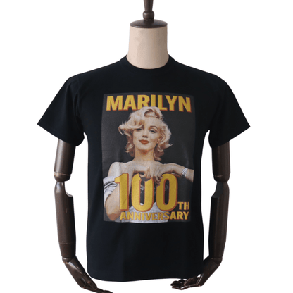 TOYS McCOY TMC2619 MARILYN MONROE TEE "100TH ANNIVERSARY" Marilyn Monroe T-Shirt Short Sleeve Printed T-Shirt Special Color Photo T-Shirt