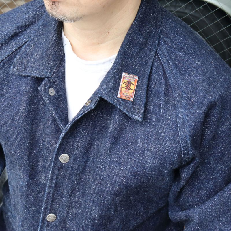 SAMURAI JEANS サムライジーンズ SJPINS22  17oz新零モデルフラッシャーデザイン ピンバッジ