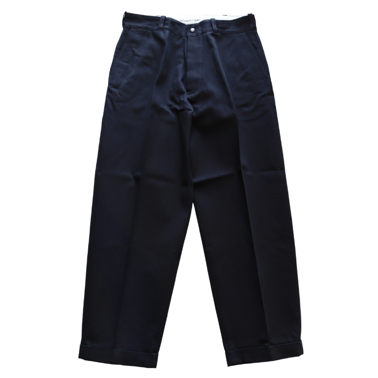 Wearmasters Lot.344 Heritage Denim Trousers Black Work Pants Slacks Black Denim