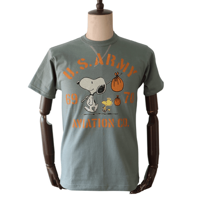 TOYS McCOY トイズマッコイ TMC2520 S/S SNOOPY TEE "U. S. ARMY AVIATION CO." 半袖Tシャツ