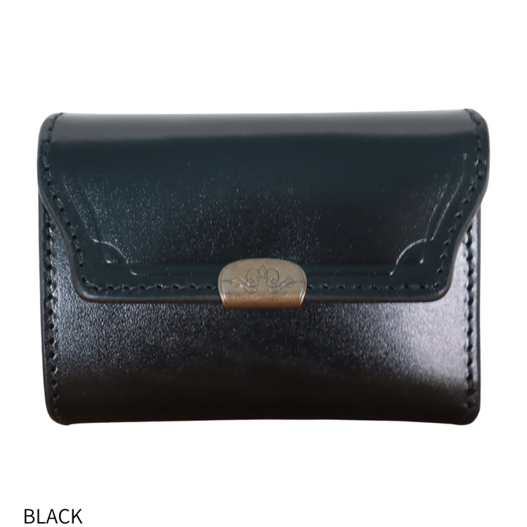 池之端銀革店 Dual DCr-1040 サドルプルアップ コンパクトウォレット ミニ財布