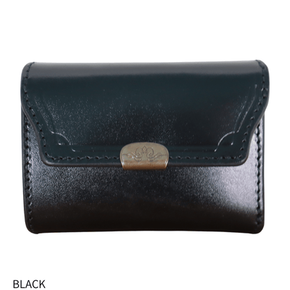 池之端銀革店 Dual DCr-1040 サドルプルアップ コンパクトウォレット ミニ財布