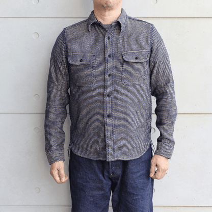 SAMURAI JEANS サムライジーンズ SSS26-NRS 野良着刺し子ワークシャツ