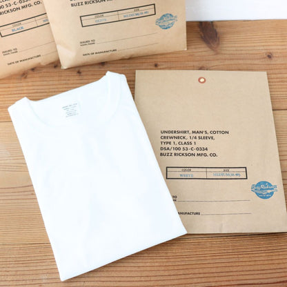 BUZZ RICKSON'S バズリクソンズ BR78960 PACKAGE T-SHIRT GOVERNMENT ISSUE パッケージTシャツ