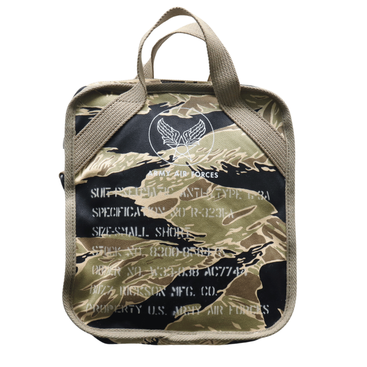 BUZZ RICKSON'S バズリクソンズ BR02878 SUIT-PNEUMATIC ANTI-G, TYPE G-3A TIGER CAMOUFLAGE BAG タイガーカモ ショルダーバッグ