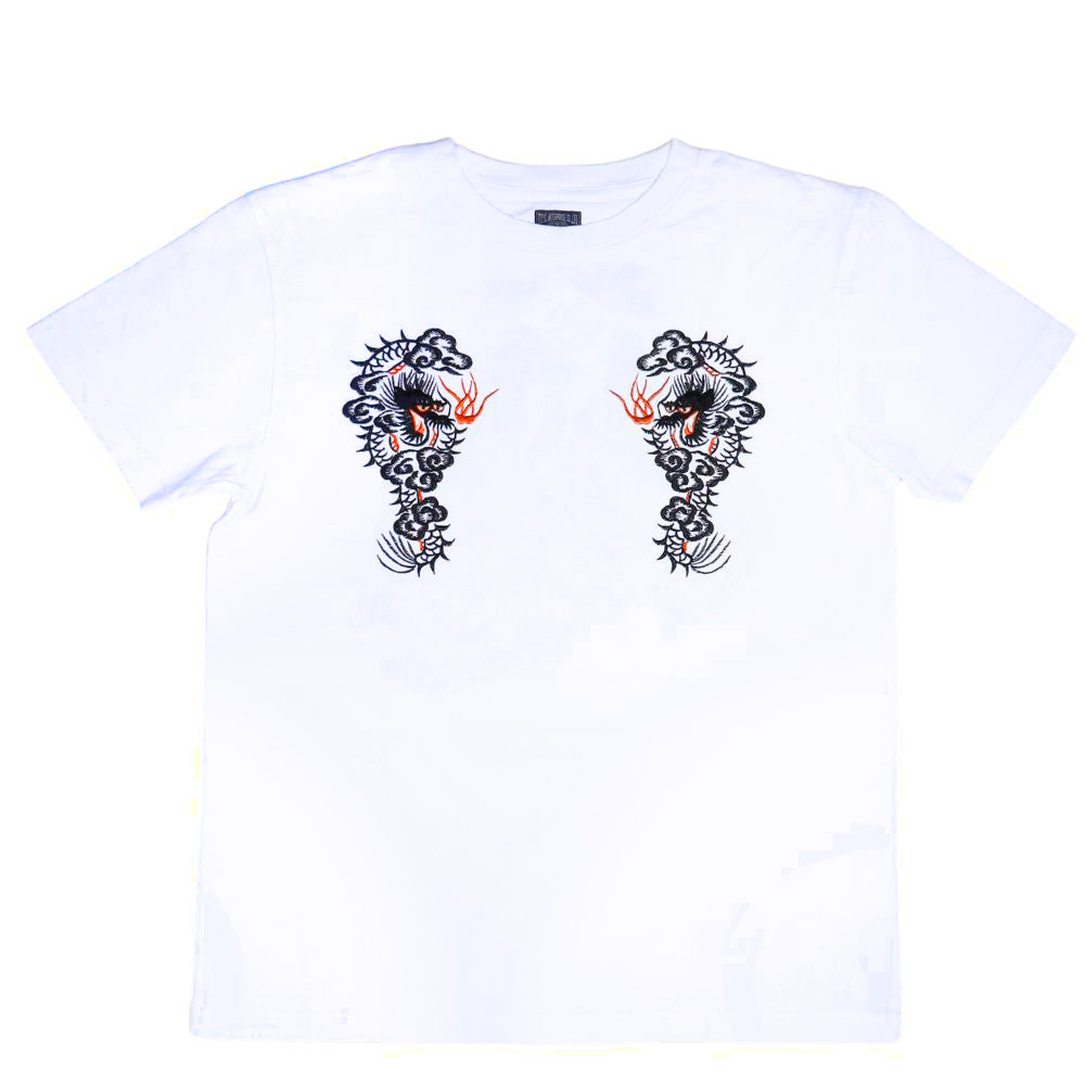 TAILOR TOYO テーラー東洋 TT79388 SUKA T-SHIRT EMBROIDERED FLOATING DRAGON スカT