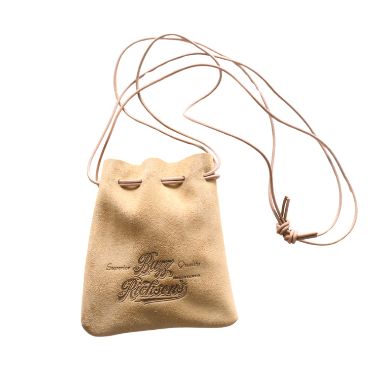 BUZZ RICKSON'S バズリクソンズ BR02877 COW SUEDE PURSE カウスエード レザーパース 巾着