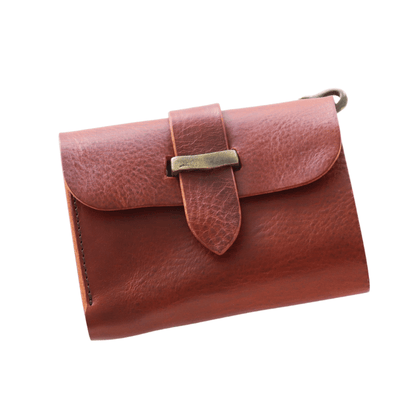 池之端銀革店 Haru HC-524 イタリアンレザーミドルウォレット 三つ折り財布