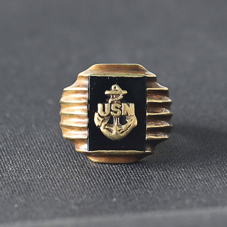 CUSHMAN 29381 USN BRASS RING BRASS US Navy Brass Ring Brass