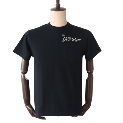 BUZZ RICKSON'S BR79711 S/S POCKET T-SHIRT "JOLLY ROGERS" Pocket T-shirt Jolly Rogers Short-sleeved T-shirt T-shirt Military T-shirt Printed T-shirt