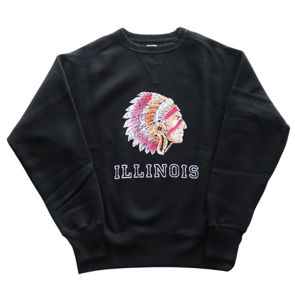 JELADO/ジェラード AB12201 ILLINOIS Flocky Pt Sweat フロッキープリントスウェット