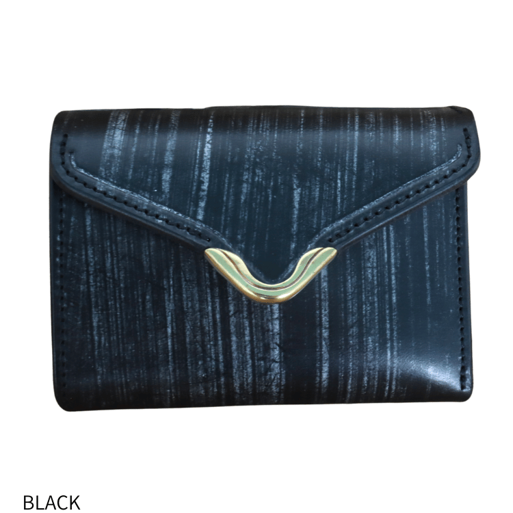 池之端銀革店 Cramp Cr-920 UKブライドル コンパクトウォレット ミニ財布