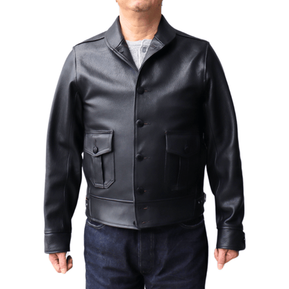 DAPPER'S ダッパーズ 1743 30’s Style A-1 Type Goatskin Leather Jacket 30年代スタイル ゴートスキンレザージャケット