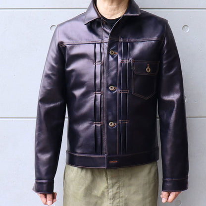 Y'2 LEATHER ワイツーレザー INDIGO HORSE 1st Type JACKET インディゴホース ファストタイプ ジャケット IB-140