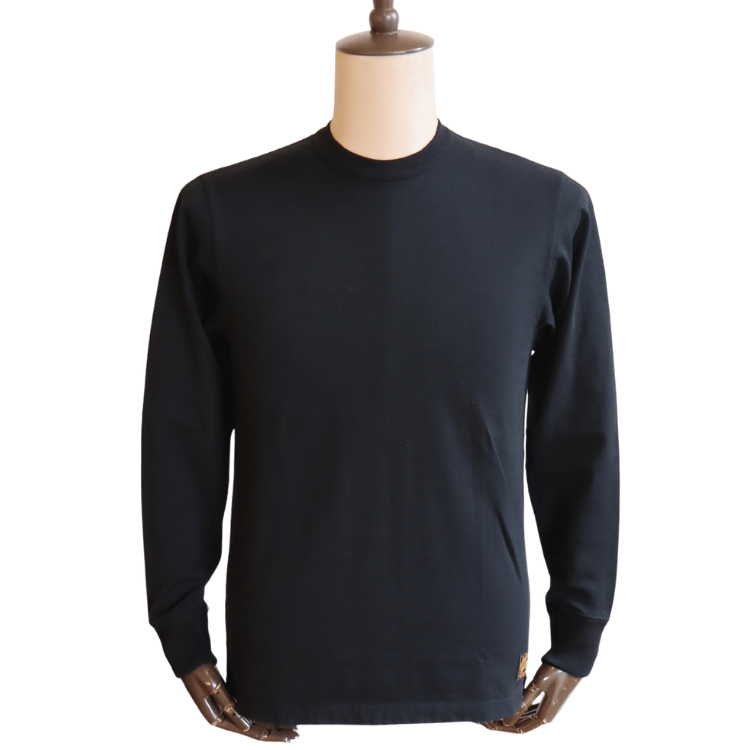 DELUXEWARE デラックスウエア SDTL-00 PLAIN LONG SLEEVE プレーンロングスリーブ 長袖Tシャツ SDTLプレーン 厚い 丈夫 柔らかい コットン100％ 日本製