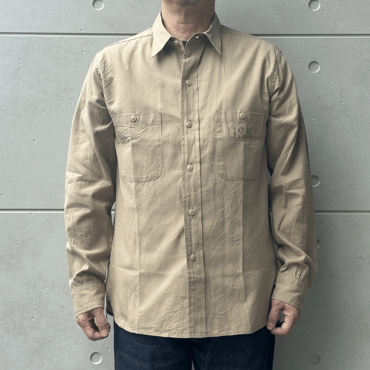 BUZZ RICKSON'S バズリクソンズ BR29659 UTILITY SHIRTS N-3 “CONTRACT NTsx-83000” ユーティリティーシャツ 長袖シャツ ミリタリー U.S.NAVY