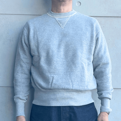 JELADO ジェラード AB13213 Blutal Fleece ブルータルフリース スウェット 両V杢グレースウェット REBUILT リベルト
