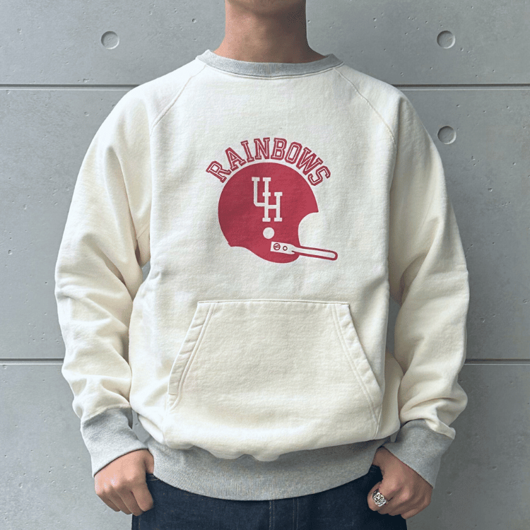 SUN SURF サンサーフ SS69597 "RAINBOWS" CREW NECK POCKET SWEAT クルーネックポケットスウェット