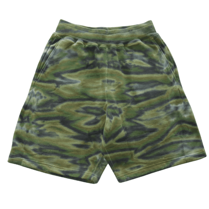 BUZZ RICKSON'S BR52659 TIE DYE CAMOUFLAGE SWEAT SHORTS Tie-Dye Camouflage Sweat Shorts