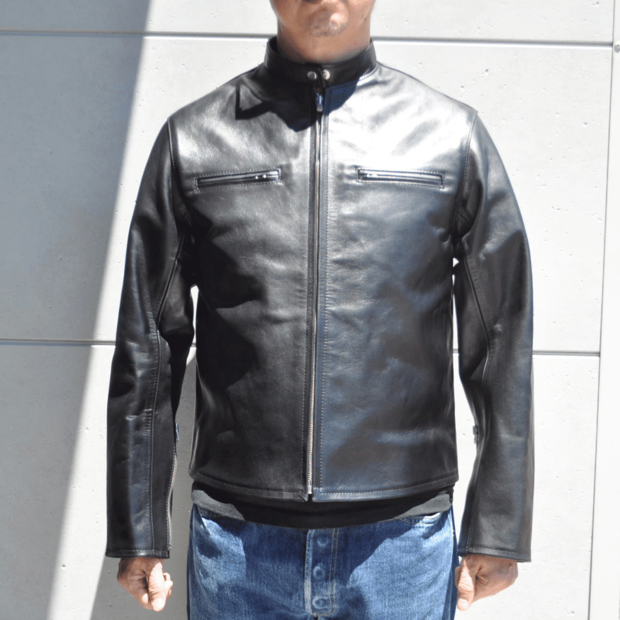 Bilt Buck ビルトバック by ATTRACTIONS  Lot.575 Horsehide TT Riders Jacket ホースハイドシングルライダース