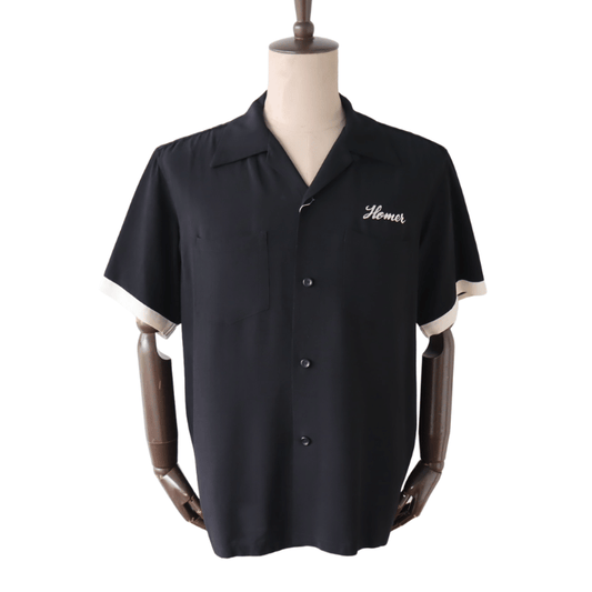 BUZZ RICKSON'S バズリクソンズ BR39735 BOWLING SHIRT “STRATEGIC AIR COMMAND” ボーリングシャツ ストラテジック エアコマンド 半袖シャツ メンズ アメカジ 戦略航空軍団