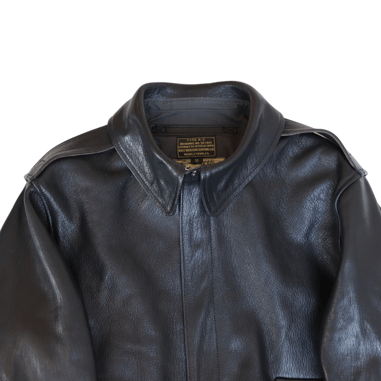 BUZZ RICKSON'S バズリクソンズ BR80690 WILLIAM GIBSON COLLECTION Type BLACK A-2 GOAT SKIN ウィリアム・ギブソン コレクション タイプブラックA-2 ゴートスキン レザージャケット ミリタリー ブラックシリーズ