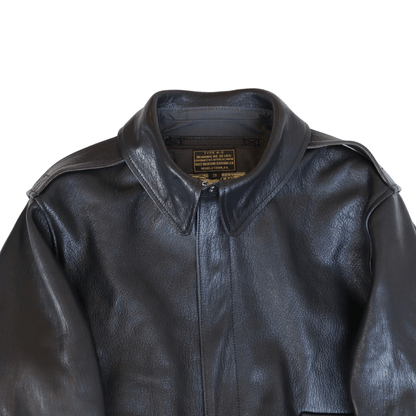BUZZ RICKSON'S バズリクソンズ BR80690 WILLIAM GIBSON COLLECTION Type BLACK A-2 GOAT SKIN ウィリアム・ギブソン コレクション タイプブラックA-2 ゴートスキン レザージャケット ミリタリー ブラックシリーズ