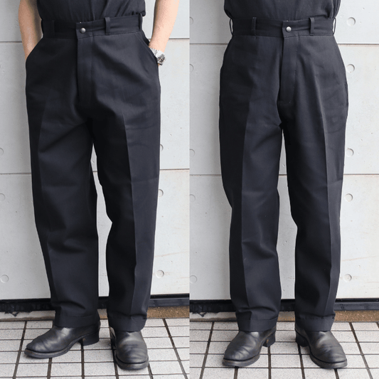 Wearmasters ウエアマスターズ Lot.344 Heritage Denim Trousers Black ヘリテージ デニム トラウザーズ ブラック ワークパンツ スラックス ブラックデニム