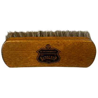 R&D アールアンドデー  7098 M.MOWBRAY SADDLE UP エム・モゥブレィ サドルアップ  ホースブラシM ケア用品 シューケア ホコリ落とし 仕上げ用 馬毛ブラシ 靴磨き