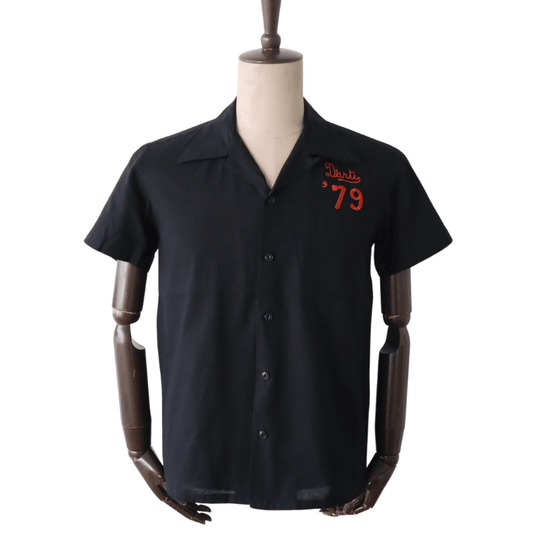 STUDIO D'ARTISAN ステュディオダルチザン 5743 BOWLING SHIRT ボーリングシャツ 半袖シャツ メンズ アメカジ ダルチボーリングシャツ