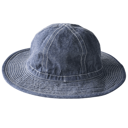 BUZZ RICKSON'S BR01476 HAT, WORKING, DENIM Military Cap Work Cap Denim Hat