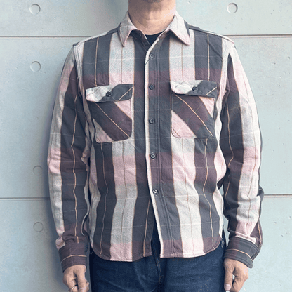 JELADO ジェラード JP12106 Unionworkers Shirt Short ユニオンワーカーズシャツ ショート ネルシャツ