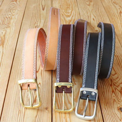 KC's ケイシイズ ベルト 1 3/4インチ ギャリソン ダブルステッチ  GARRISON DOUBLE STITCH BELT KID711