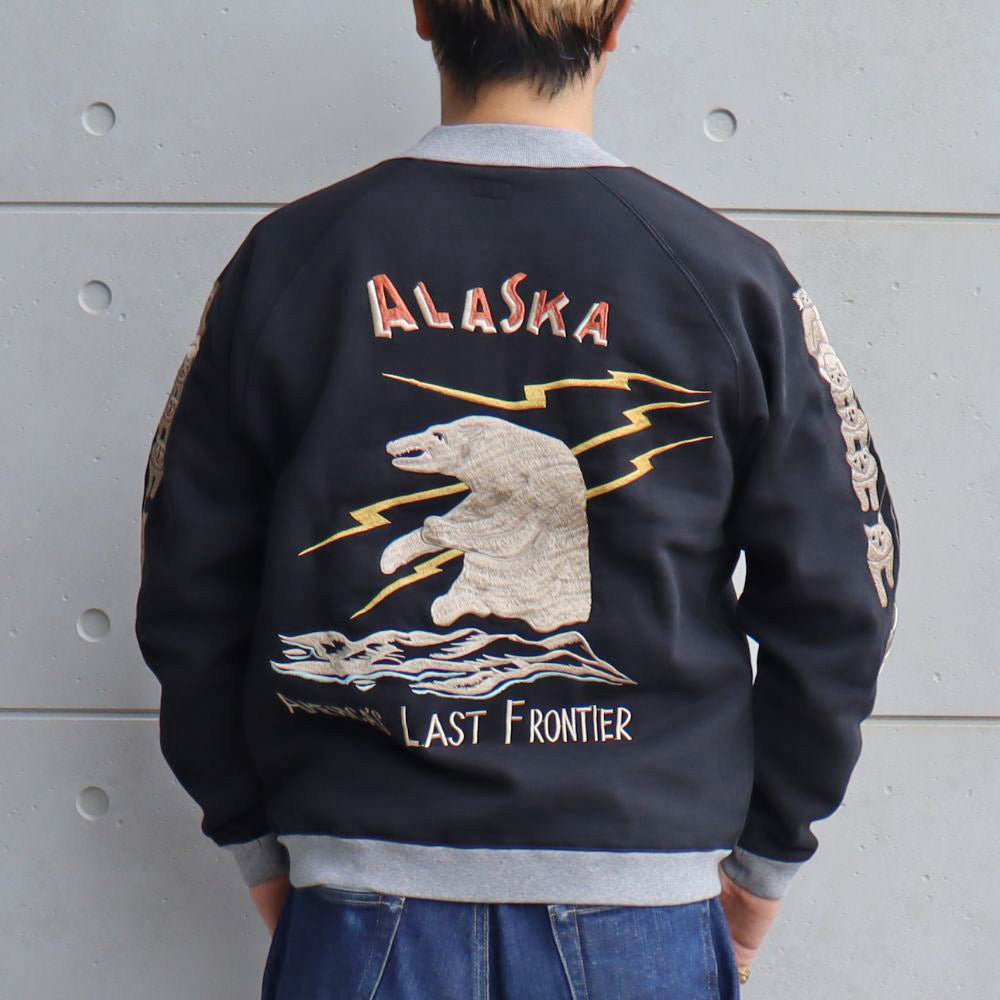 TAILOR TOYO テーラー東洋 SUKA FULL ZIP SWEAT EMBROIDERED ALASKA