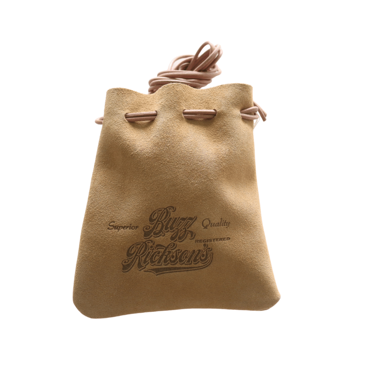 BUZZ RICKSON'S バズリクソンズ BR02877 COW SUEDE PURSE カウスエード レザーパース 巾着
