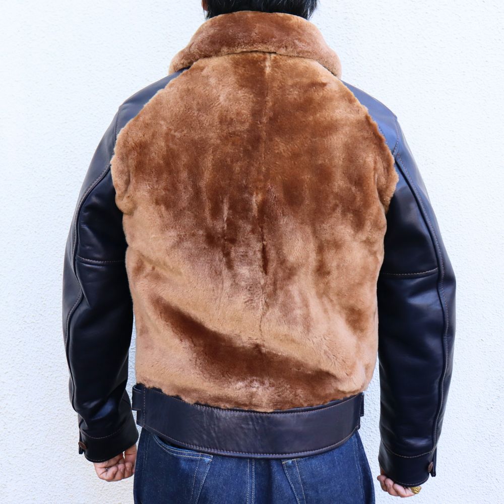Y'2 LEATHER ワイツーレザー INDIGO HORSE GRIZZLY JACKET Y2-10-25SP 25th Anniversary Limited 25周年記念 インディゴホース グリズリージャケット クマジャン
