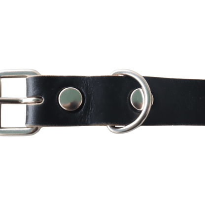 ARTBROWN ARTBROWN VDB21166AB Concho Belt Studded Belt Chromexcel Leather Umbrella Studs