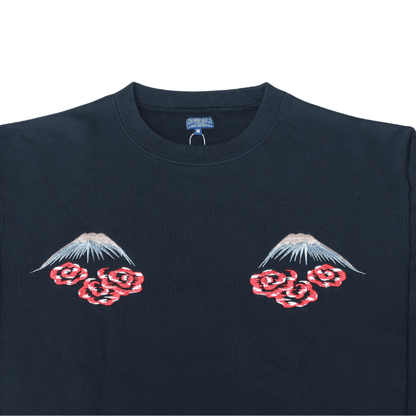 TAILOR TOYO TT69815 SUKA CREW SWEAT EMBROIDERED “MAIKO” Crewneck Sweatshirt, Fleece-lined