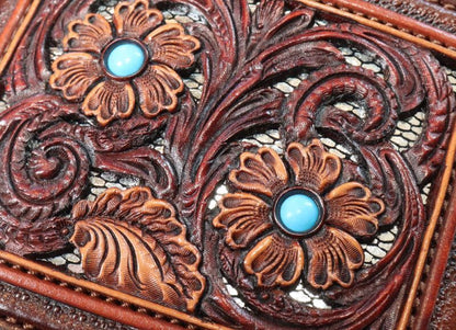 KC's ケイシイズ KKB012B マネークリップ アルチザン DX カービングウォレット