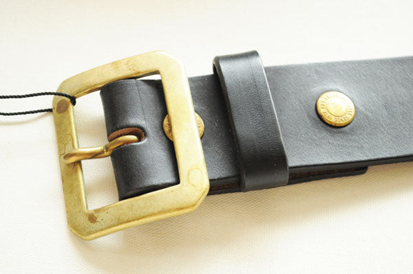 ART BROWN アートブラウン VGB40142AB クロムエクセルレザー 40mm幅 真鍮バックル ギャリソンベルト プルアップレザー ゴールド ホーウィン社  オイルドレザー グッズ ベルト 日本製