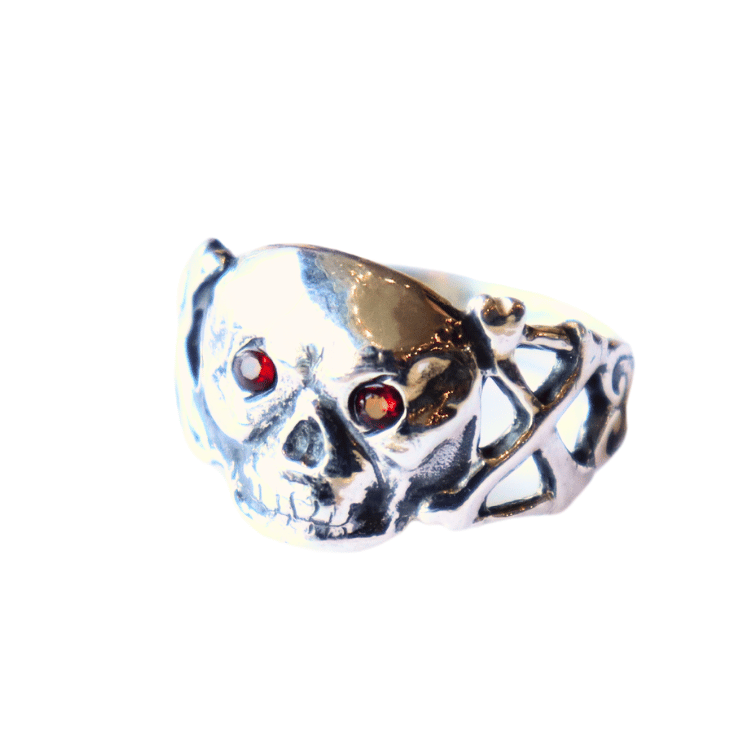 BILT BUCK ビルトバック BS0001 Skull ＆ Crossbones Ring スカル&クロスボーンリング  925