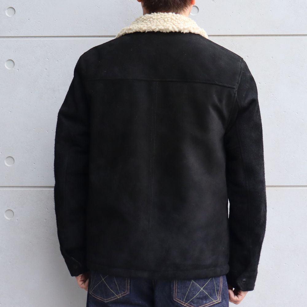 Y'2 LEATHER ワイツーレザー WJ-02 STEER SUEDE LUNCH COAT ステア スウェード ランチコート