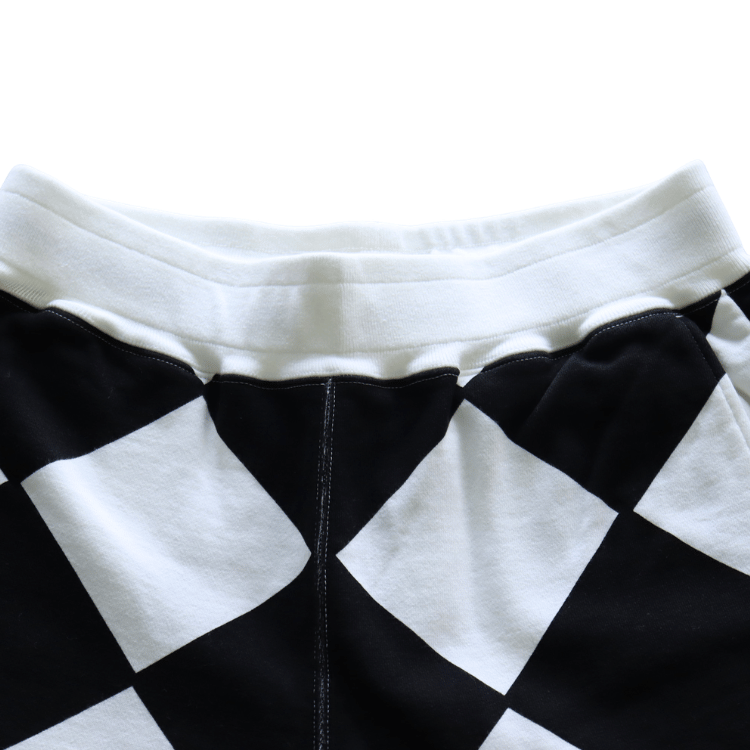 BUZZ RICKSON'S BR52658 LINE CREWMAN SWEAT SHORTS Men's Diamond Pattern