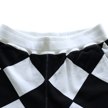 BUZZ RICKSON'S BR52658 LINE CREWMAN SWEAT SHORTS Men's Diamond Pattern