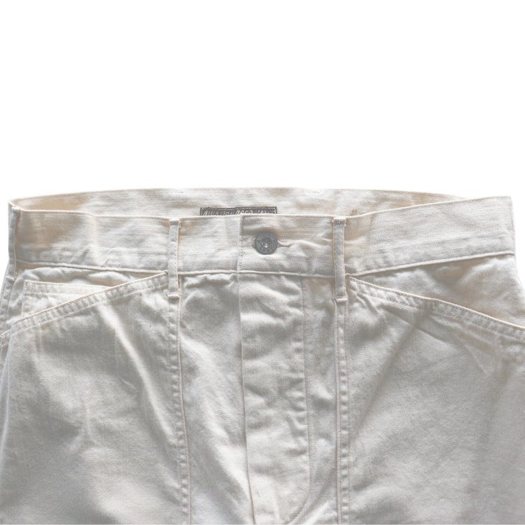 BUZZ RICKSON'S BR42635 TROUSERS, WORKING, WHITE TWILL Army Trousers, Denim Trousers, Work Pants, Military