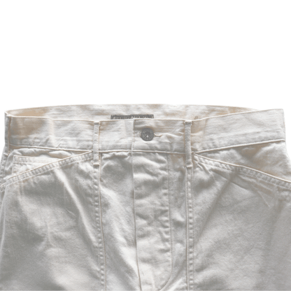 BUZZ RICKSON'S BR42635 TROUSERS, WORKING, WHITE TWILL Army Trousers, Denim Trousers, Work Pants, Military