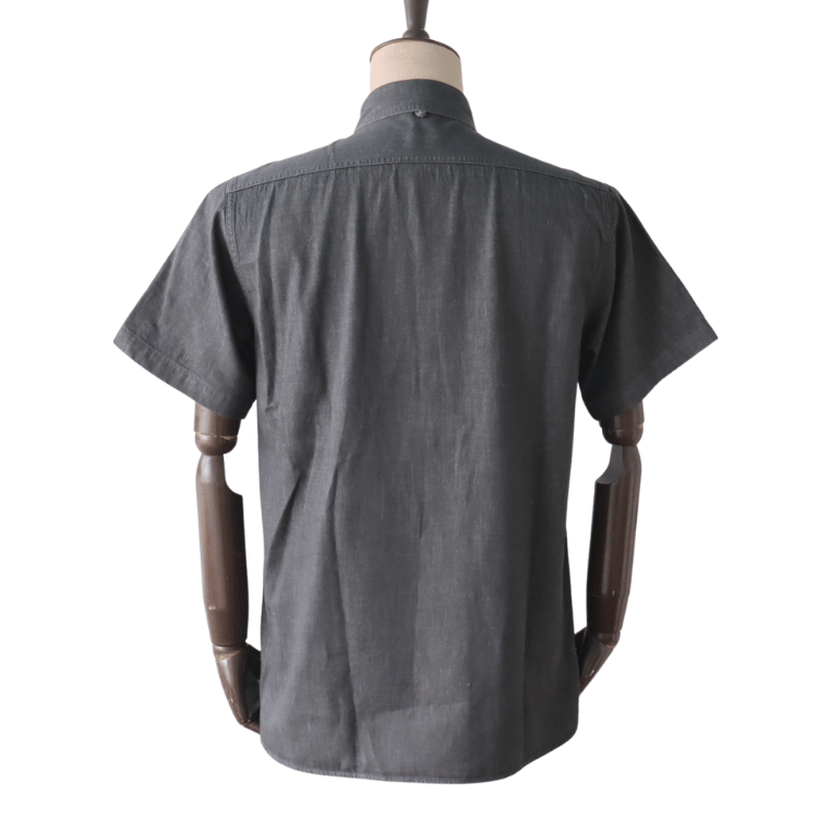 ORGUEIL OR-5107S Denim Shawl Collar Short-Sleeved Shirt Classic Short-Sleeved Shirt Shawl Collar Shirt 7oz Denim